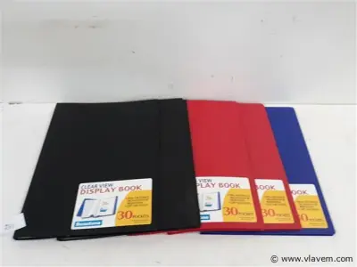 6 x Display book met 30 mapjes – kavel bij Vlavem