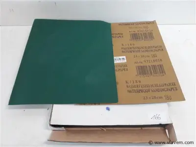 50 x Schuurpapier K180 waterproof – kavel bij Vlavem