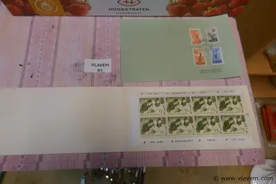 Postzegelboekjes – kavel bij Vlavem