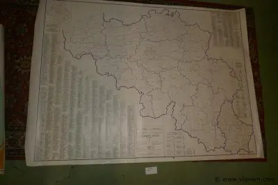 Landkaart – kavel bij Vlavem