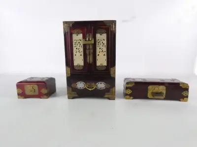 Vintage 3-Delige Chinese Sieradenset – kavel bij De Kringwinkel, Heverlee