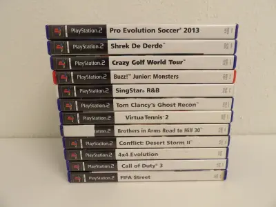 Lot PlayStation 2-spellen – kavel bij De Kringwinkel, Leopoldsburg