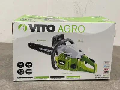 Vito kettingzaag 500mm 3200 tpm 62cc Agro – kavel bij XL Auctions