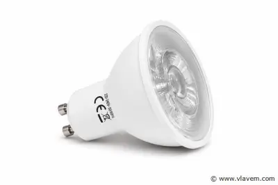 50 x LED Spot GU10 – 6W – 3000K Warm Wit – IP20 – kavel bij Vlavem