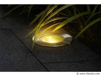 6 x Grondspot Rond – GU10 – IP65 Waterdicht – kavel bij Vlavem