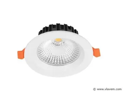 10 x LED Downlight – 15W – 6500K Koud Wit – IP20 – kavel bij Vlavem