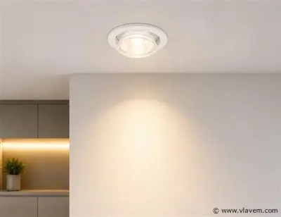 25 x Downlight Fitting – GU10 – Wit – Ø90mm – IP20 – MINT-1 – kavel bij Vlavem