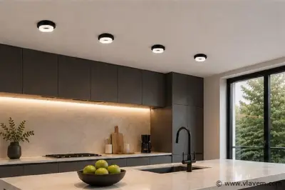 25 x Downlight Fitting – GU10 – Zwart – Ø70mm – IP20 – KADIFE – kavel bij Vlavem