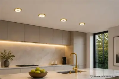 25 x Downlight Fitting – GU10 – Goud – Ø70mm – IP20 – KADIFE – kavel bij Vlavem