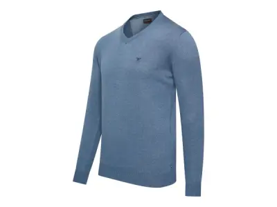 Cappuccino Italia Salerno Pullover Steel Blauw - L – kavel bij XL Auctions
