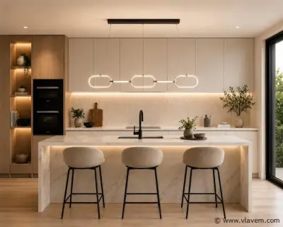 LED Design Hanglamp 36W – 4000K Neutraal Wit - Rose Gold – IP20 – EMPIRE-36 – kavel bij Vlavem