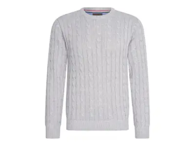 Cappuccino Italia Adria Kabel Trui Grijs - XL – kavel bij XL Auctions