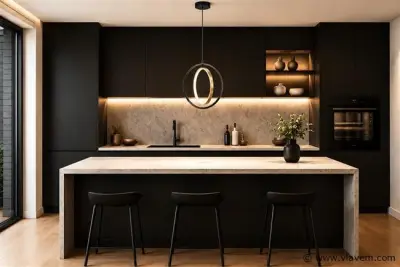 LED Ring Hanglamp 15W – 4000K Neutraal Wit - Zwart/Goud – IP20 – DAXTON-15 – kavel bij Vlavem
