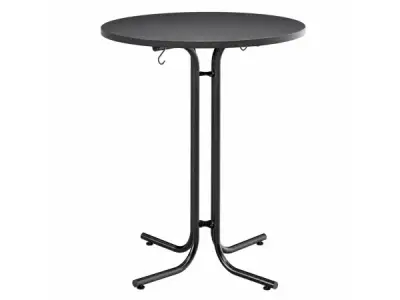 Inklapbare statafel Ø 80 x 110 cm - grijs – kavel bij XL Auctions