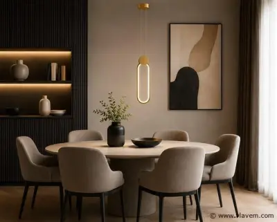 LED Hanglamp 12W – 4000K Neutraal Wit - Rose Gold – IP20 – ALWAYS – kavel bij Vlavem