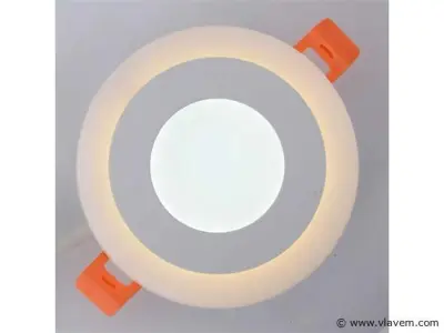 25 x LED Paneel – Warm Wit / Koud Wit – 6W (3W + 3W) – Aan/Uit – kavel bij Vlavem