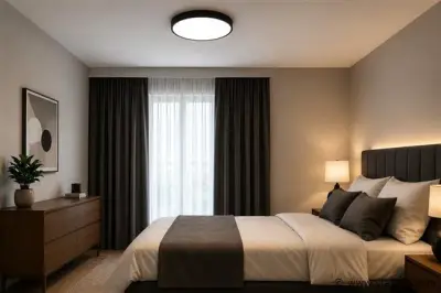 4 x LED Plafondlamp 32W – 3CCT Verstelbaar - Zwart – IP20 – HAZEL-32 3CCT – kavel bij Vlavem