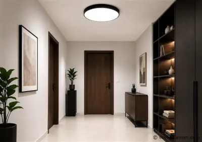 4 x LED Plafondlamp 40W – 3CCT Verstelbaar - Zwart – IP20 – HAZEL-40 3CCT – kavel bij Vlavem