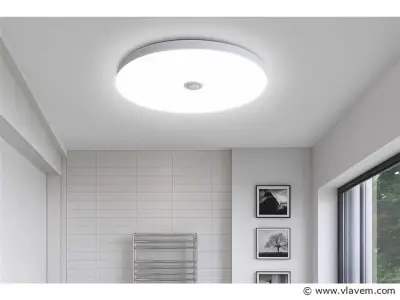 4 x LED Plafondlamp met Sensor – Rond – 20W – 6500K Koud Wit – kavel bij Vlavem