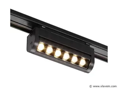 4 x LED Lineaire Spot voor Magnetische Rail – 48V – 12W – 4000K Neutraal Wit – Libra – kavel bij Vlavem