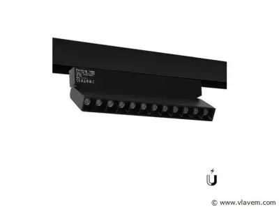 4 x LED Lineaire Spot voor Magnetische Rail – 48V – 12W – 4000K Neutraal Wit – Alfa – kavel bij Vlavem