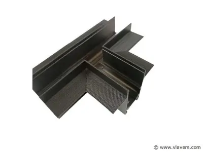 4 x T-Connector voor Inbouw Magnetische Rail – 48V – Horizontaal – kavel bij Vlavem