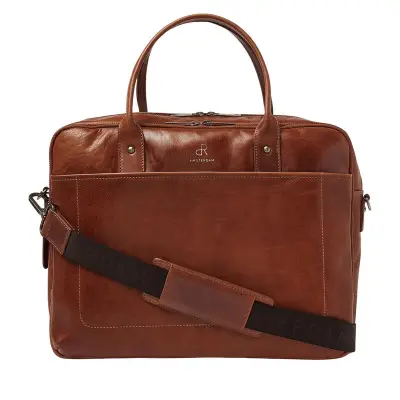 Business bag DR Amsterdam, cognac – kavel bij Onlineveilingmeester