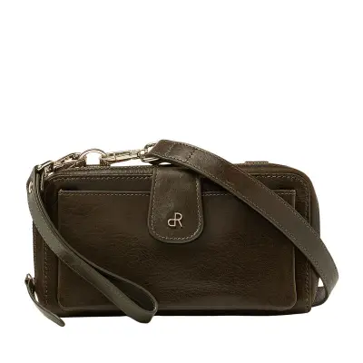 Schoudertas en clutch DR Amsterdam, green – kavel bij Onlineveilingmeester