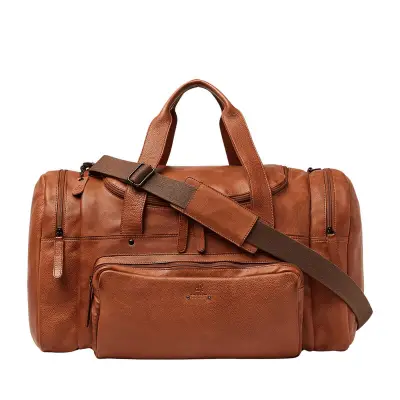 Weekendtas DR Amsterdam, camel – kavel bij Onlineveilingmeester