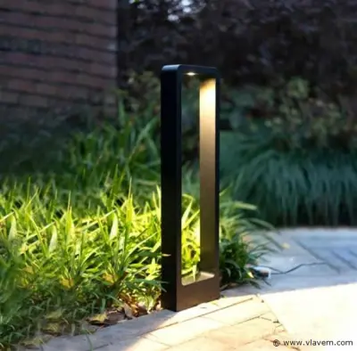 4 x Tuinlamp – 60 cm – 7W LED – 3000K Warm Wit – IP54 – Zwart – SLA-01 – kavel bij Vlavem