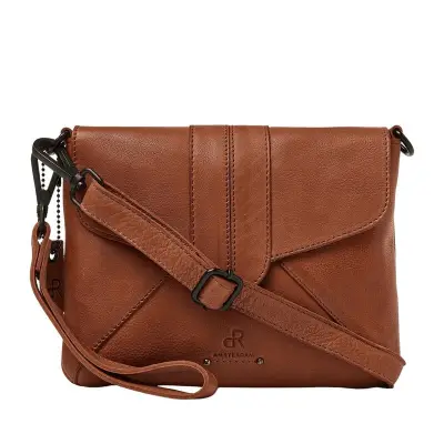 Schoudertas en clutch DR Amsterdam, camel – kavel bij Onlineveilingmeester
