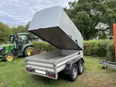 5214.592 => 1 PKW-Tandemachsanhänger Westfalia - Heinemann 5162W4 Kastenanhänger mit GFK-Haube – kavel bij VENTA Industrieversteigerungen, Hagen