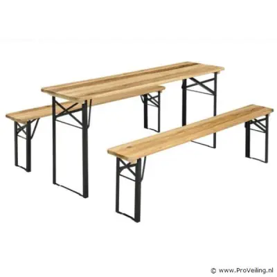 Biertafel 3-delig – kavel bij ProVeiling