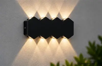 4 x Bidirectionele LED Wandlamp – 8W – 3500K Warm Wit – IP54 – SW-51-4 – kavel bij Vlavem
