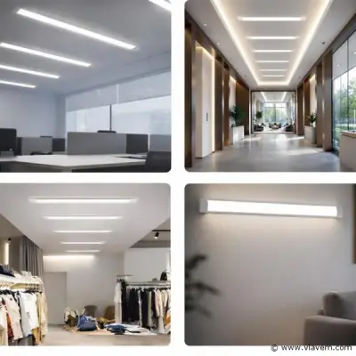 60 x LED Batten 36W – 120cm – 6500K Koud Wit – Koppelbaar – TETRA-120 – kavel bij Vlavem