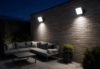 10 x LED Frameless Floodlight 50W – 6400K Koud Wit – IP66 – PEGASUS-50 – kavel bij Vlavem