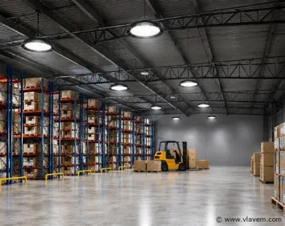 5 x LED Highbay UFO – 150W – 6400K Koud Wit – IP65 – AGORA-150 – kavel bij Vlavem