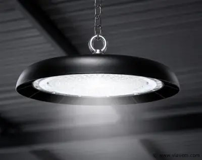10 x LED Highbay UFO – 200W – 6400K Koud Wit – IP65 – AGORA-200 – kavel bij Vlavem