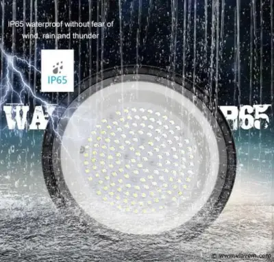 8 x LED Highbay UFO – 250W – 6500K Koud Wit – IP65 – AGREE-250 – kavel bij Vlavem