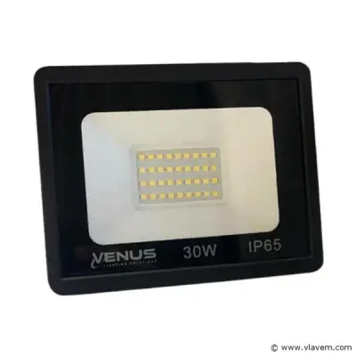 10 x LED Schijnwerper 30W – 6500K Koud Wit – IP65 – ASLAN-30 – kavel bij Vlavem