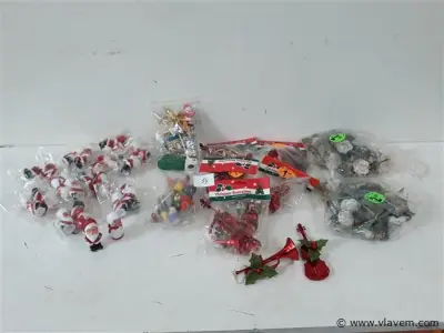 20 x Taartdecoratie kerst assorti – kavel bij Vlavem