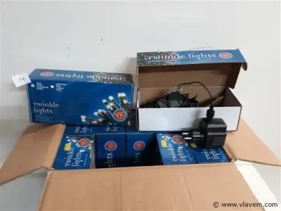 10 x Kerstlampen 180 L classic twinkel 8 programma's – kavel bij Vlavem