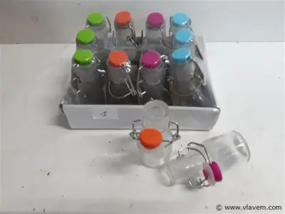 12 x Melkflesje 75ml met klipsluiting – kavel bij Vlavem
