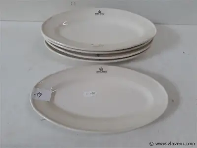 5 x Royal boch serveerbord – kavel bij Vlavem