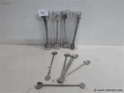 5 x Coctail roerlepel 6 stuks – kavel bij Vlavem