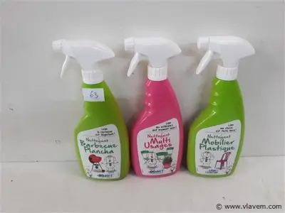 3 x Reinigers 650 ml – kavel bij Vlavem