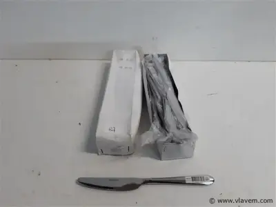 12 x Dessertmes 19 cm 18/10 – kavel bij Vlavem