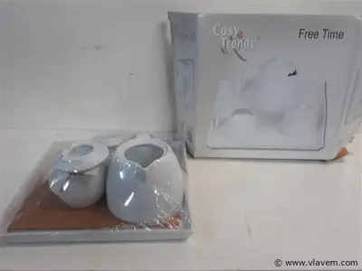 1 x Free time thee/koffie set – kavel bij Vlavem