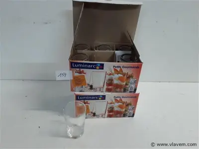 2 x Apero glaasjes 6 stuks 8cl – kavel bij Vlavem