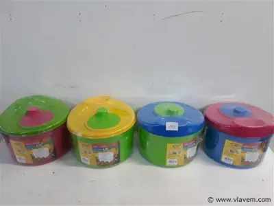 4 x Sladroger mix kleuren 4,5 L – kavel bij Vlavem